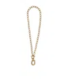 Rabanne Chunky Chain Xl Link Necklace In Yellow