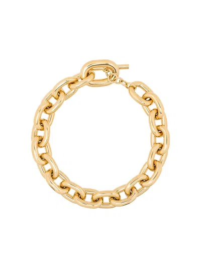 Rabanne Xl Link Neck In Gold