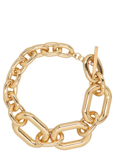 Rabanne Paco  Xl Link Necklace In Purple
