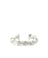 Rabanne Xl Link Twist Cuff Bracelet -  - Metal - Silver In White