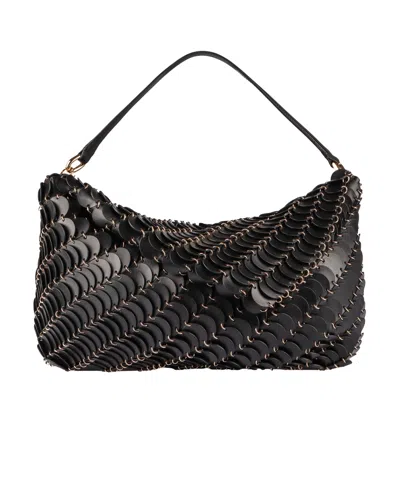 Rabanne Paco Shoulder Bag In Black