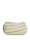 Rabanne Paco Cross Body Bag In Nude & Neutrals