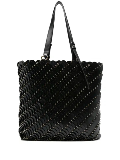 Rabanne Paco Tote Bag In Black
