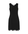 Rabanne Women's Viscose Mini Dress In Black