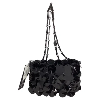 Rabanne Paillette-embellished Shoulder Bag In Black Sequin