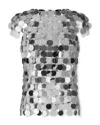 Rabanne Paillette Top In Silver