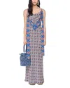 Rabanne Paisley Long Dress In Multi