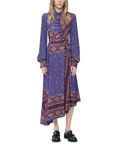 RABANNE PAISLEY LONG DRESS