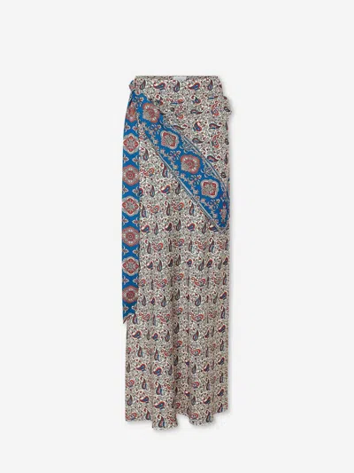 RABANNE RABANNE PAISLEY MAXI SKIRT