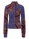 Rabanne Paisley-print Shirt In Multi