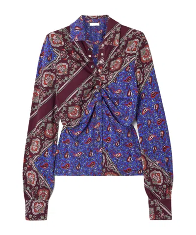 Rabanne Paisley-print Shirt In Multi