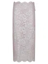 Rabanne Gonna Midi Rosa