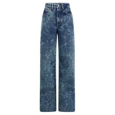 Rabanne Pantalon Large Pants In Blue