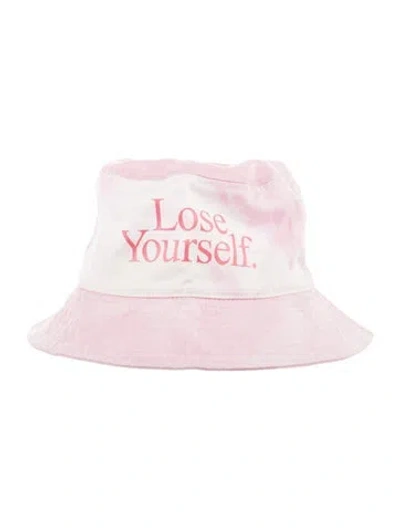 Pre-owned Rabanne Pattern Print Bucket Hat In Pink