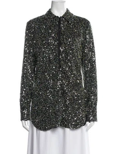 Pre-owned Rabanne Patterned Jacket W/ Tags In Black