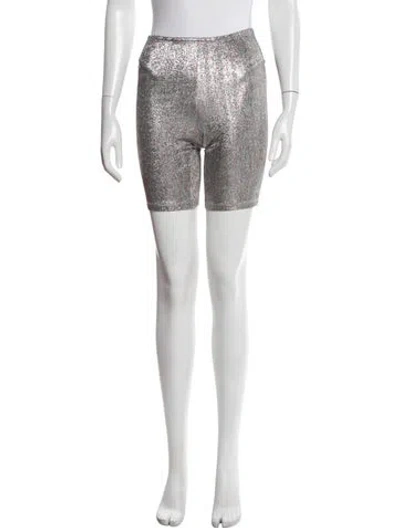 Pre-owned Rabanne Patterned Mini Shorts In Black