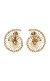 Rabanne Pearl Gold-tone Earrings In Gold