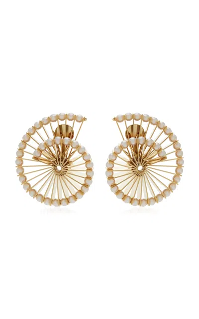 Rabanne Pearl Gold-tone Earrings
