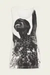 RABANNE PHOTOGRAPH-PRINT TANK TOP IN WHITE