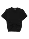 RABANNE PIERCING-DETAILED T-SHIRT
