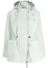 Rabanne Pinstriped Shell Jacket In White