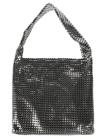 Rabanne Pixel Cabas Bag In Grey