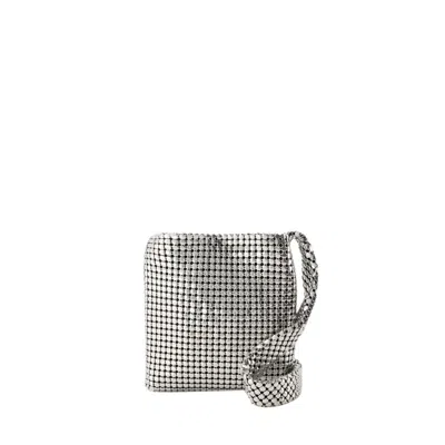 Rabanne Pixel Crossbody - Aluminum - Silver