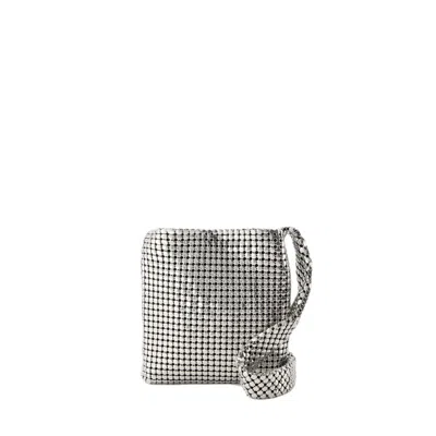Rabanne Pixel Crossbody - Aluminum - Silver