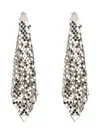 Rabanne Paco  Charm Earrings In Argento