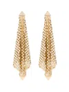Rabanne Gold-tone Chain Mesh Earrings