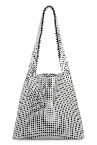 Rabanne Pixel Hobo-bag In Silver