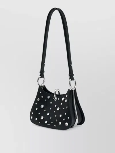 Rabanne Pixel Leather Clutch Bag