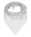 Rabanne Pixel Chainmail Scarf In Silver