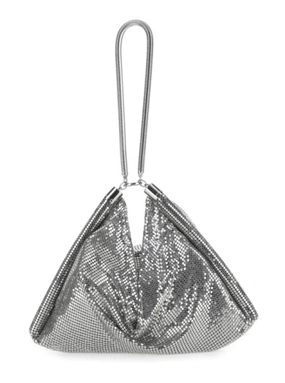 Rabanne Pixel' Silver Handbag In Metal Mesh