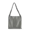 Rabanne Pixel Tote Bag In Black