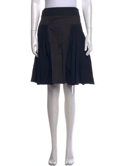Pre-owned Rabanne Pleated Accents Mini Skirt In Black