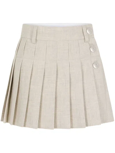 RABANNE PLEATED MINI SKIRT