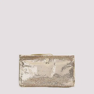 Rabanne Pochette Handbag In Gold