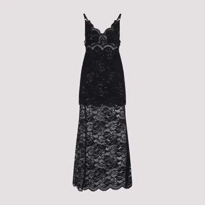 RABANNE POLYAMIDE LONG DRESS