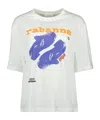 Rabanne Graphic-print T-shirt In White