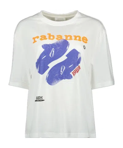 RABANNE PACO RABANNE PATTERN-PRINTED CREWNECK T-SHIRT