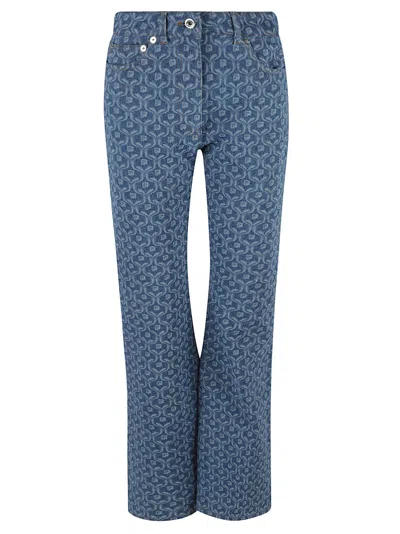 RABANNE PRINTED BUTTONED JEANS
