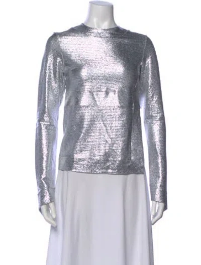 Pre-owned Rabanne Printed Crew Neck Top