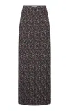 Rabanne Printed Maxi Skirt In Multi
