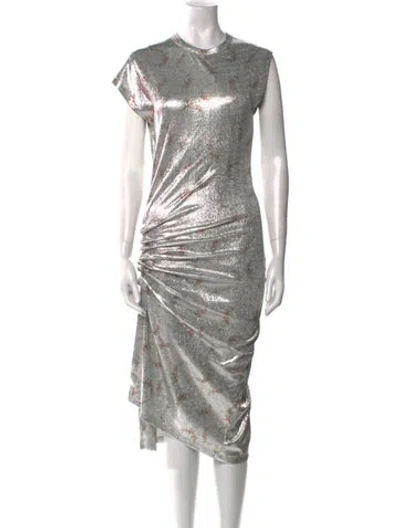 Pre-owned Rabanne Printed Midi Length Dress