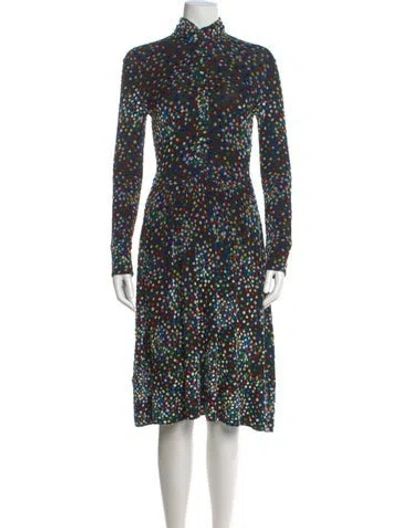 Pre-owned Rabanne Printed Midi Length Dress In Multi