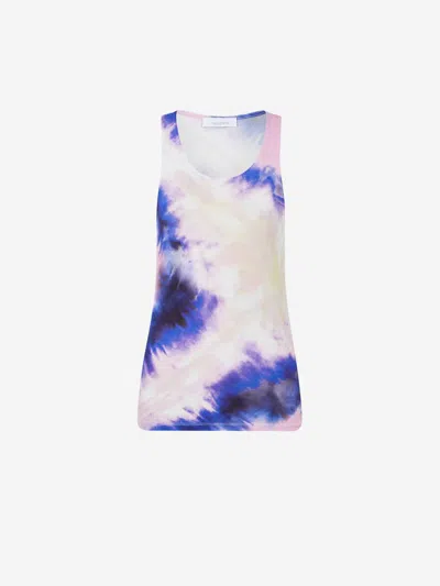 RABANNE RABANNE PRINTED STRAPPY TOP