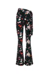 Rabanne Viscose Jersey Printed Flared Trousers