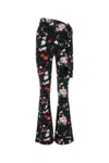 Rabanne Viscose Jersey Printed Flared Trousers In V986
