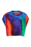 Rabanne Printed T-shirt In Multicolor